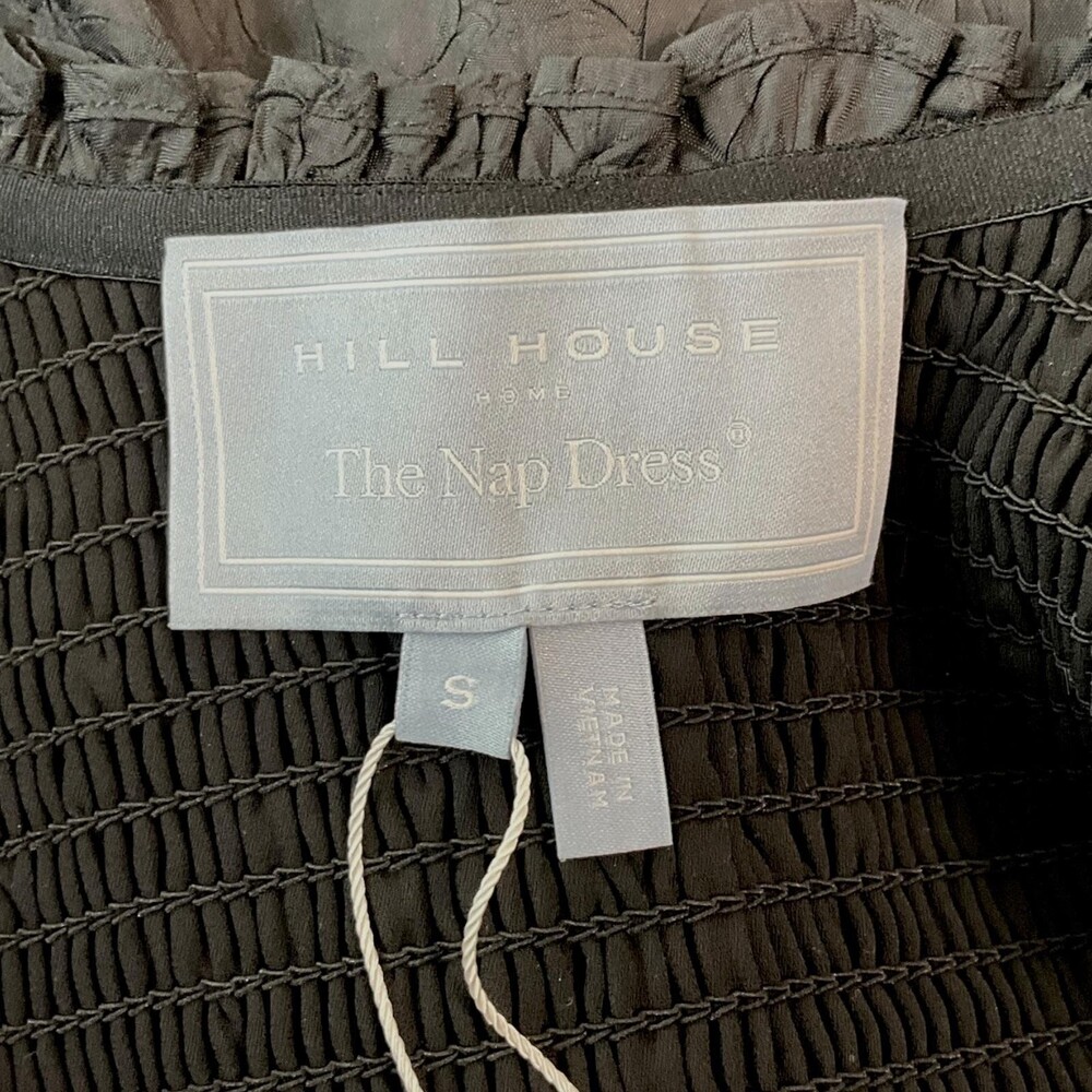 NWT Hill House The Emily Nap Dress Small Maxi Crushed Taffeta Long Sleeve Smock - Picture 10 of 16